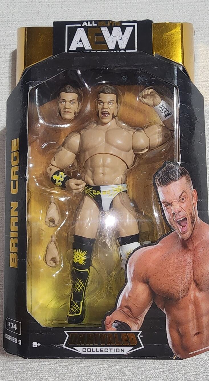AEW Wrestling Brian cage unmatched collection #74